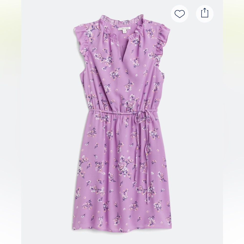 NWT 41 Hawthorn Lavender Floral Dress